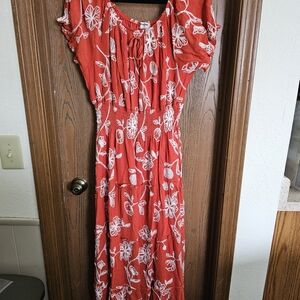 Kindred Floral Tiered Maxi Dress | Red & White | Cottagecore Style
